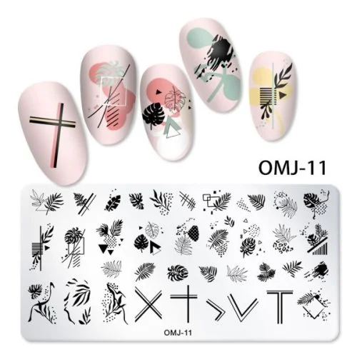 Stamping Schablone A01